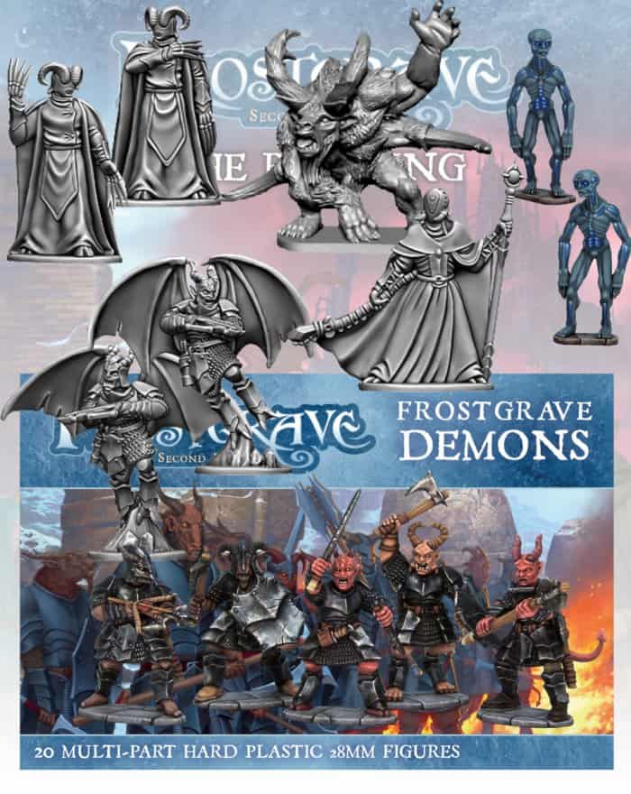 Die neuen Figuren für Frostgrave: The Red King.