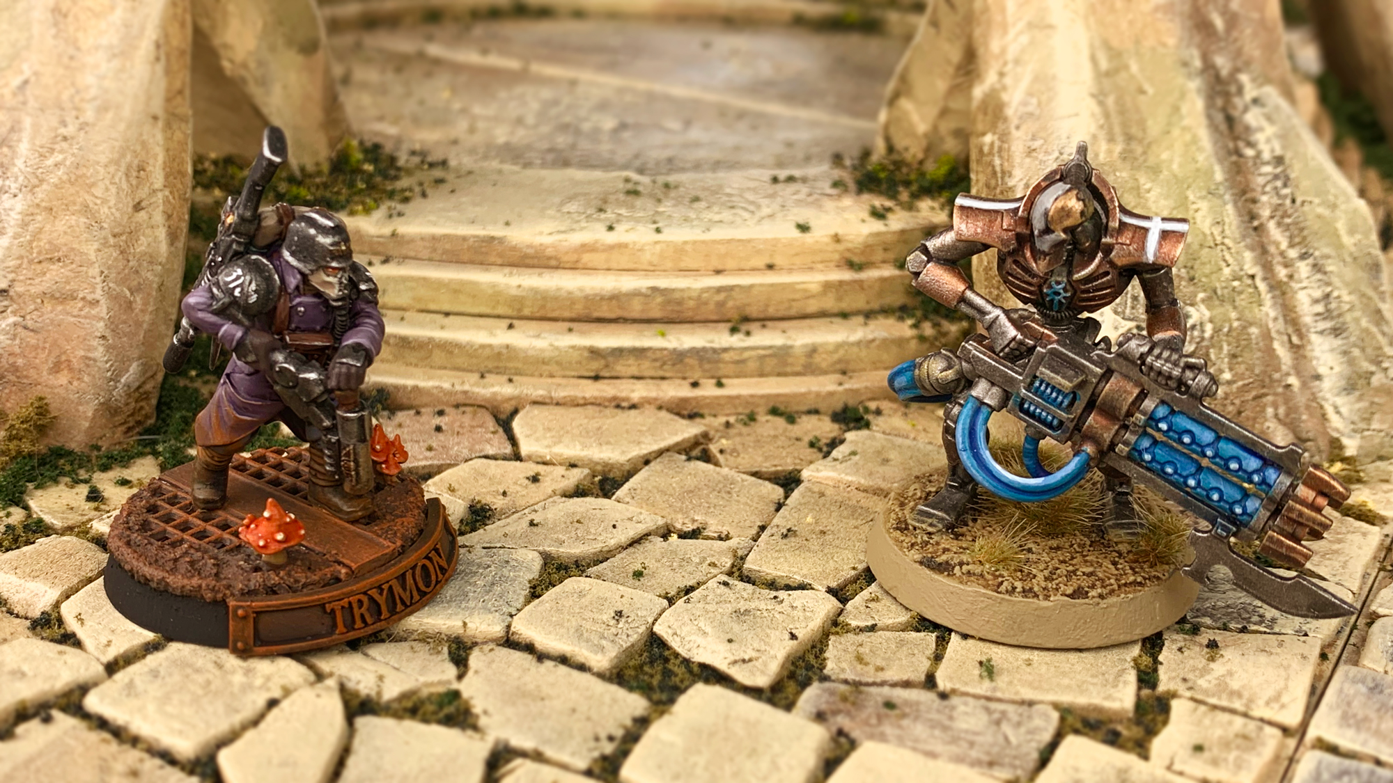 EnderToys Runde Sockel 10,2 Cm – 3 Stück, 3D-gedruckt Für Miniaturen & Wargaming